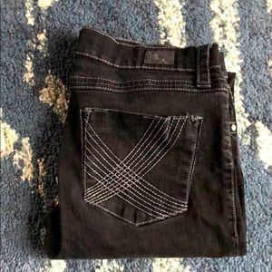 See Thru Soul skinny black jeans